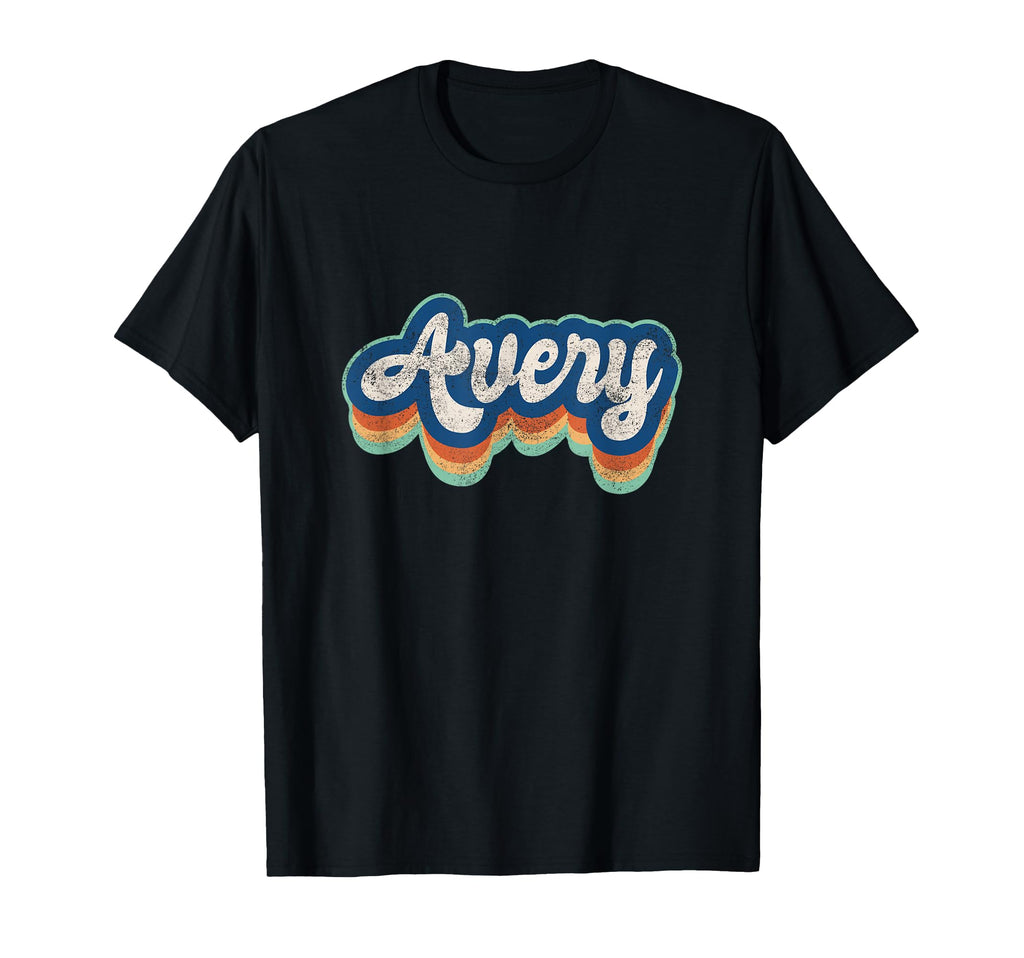Avery First Name 70S 80S T-Shirt - Aesthetic Graphic for Adults - T-Shirt, Sweatshirt, Hoodie