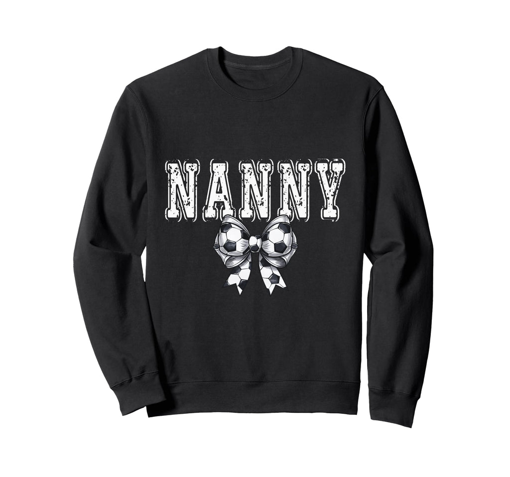 Coquette Soccer Nanny Spirit Sweatshirt - Unique Graphic for Adults - T-Shirt, Sweatshirt, Hoodie