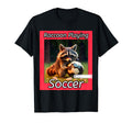 Raccoon Play Soccer T-Shirt - Unique Graphic Unisex - T-Shirt, Sweatshirt, Hoodie