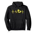 Rubber Duck Heartbeat Duckie Ducky Mom Hoodie - Aesthetic Graphic Unisex - T-Shirt, Sweatshirt, Hoodie