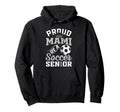 Proud Mami Soccer Senior Class 2026 Hoodie - Minimalist Print for Adults - T-Shirt, Sweatshirt, Hoodie