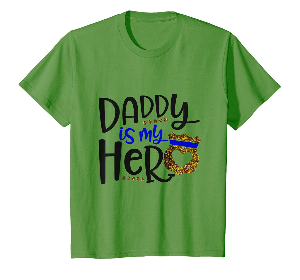 Daddy Is My Hero Thin Blue Line T-Shirt - Minimalist Print Men Women - T-Shirt, Sweatshirt, Hoodie
