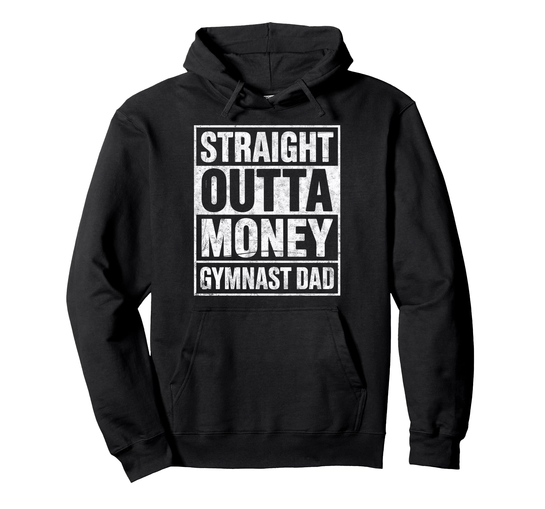 Funny Gymnastics Joke Straight Outta Hoodie - Novelty Apparel for Adults - T-Shirt, Sweatshirt, Hoodie