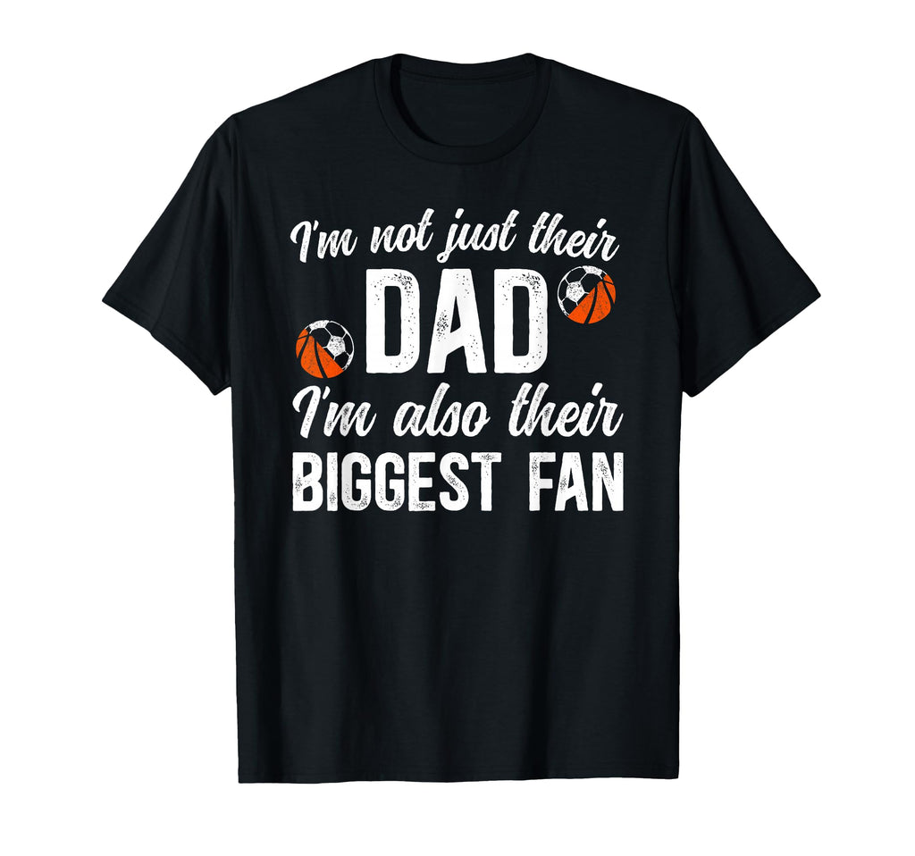 Their Biggest Fan Soccer Basketball T-Shirt - Trendy Graphic for Adults - T-Shirt, Sweatshirt, Hoodie