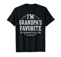 Grandpas Favorite Grandchild Funny T-Shirt - Graphic Print for Adults - T-Shirt, Sweatshirt, Hoodie