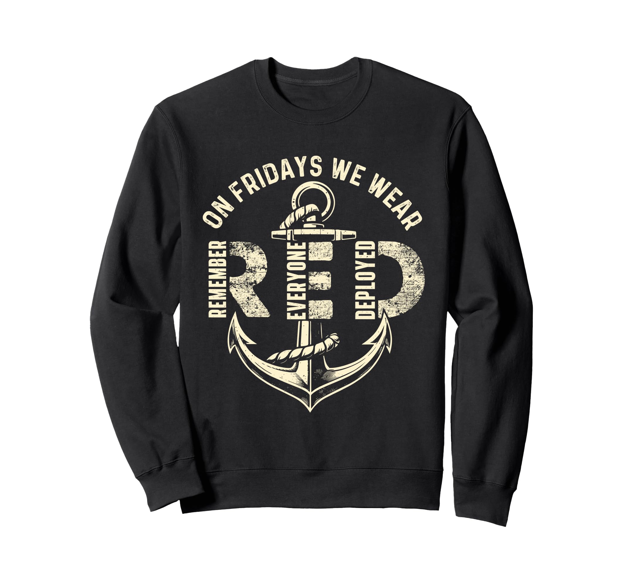 Fridays We Wear Red Remember Sweatshirt - Aesthetic Graphic Men Women - T-Shirt, Sweatshirt, Hoodie