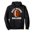 Busy Raising Ballers Funny Football Hoodie - Novelty Apparel Unisex - T-Shirt, Sweatshirt, Hoodie