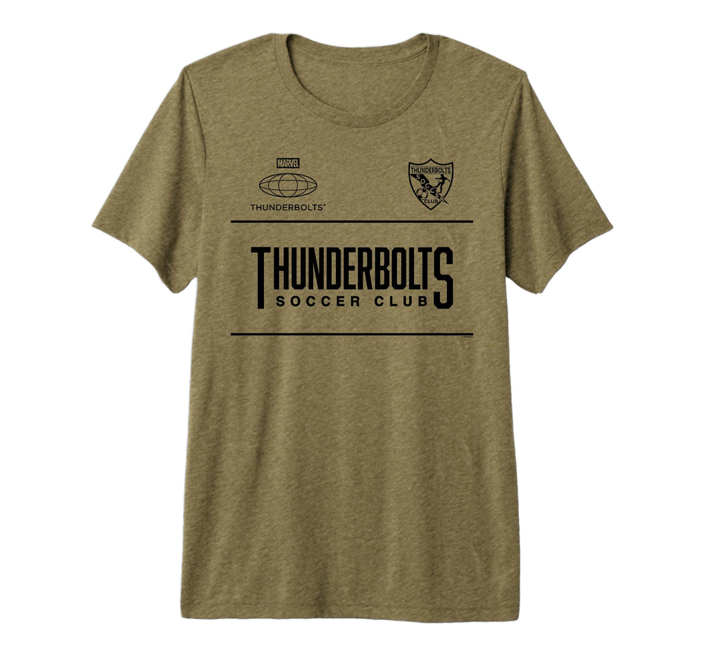 Thunderbolts Soccer Club Tri Blend T-Shirt - Trendy Graphic Unisex - T-Shirt, Sweatshirt, Hoodie