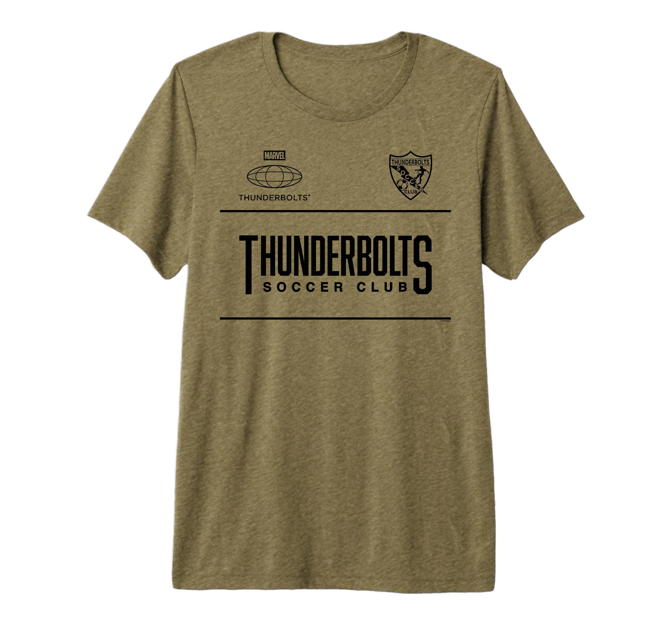 Thunderbolts Soccer Club Tri Blend T-Shirt - Trendy Graphic Unisex - T-Shirt, Sweatshirt, Hoodie