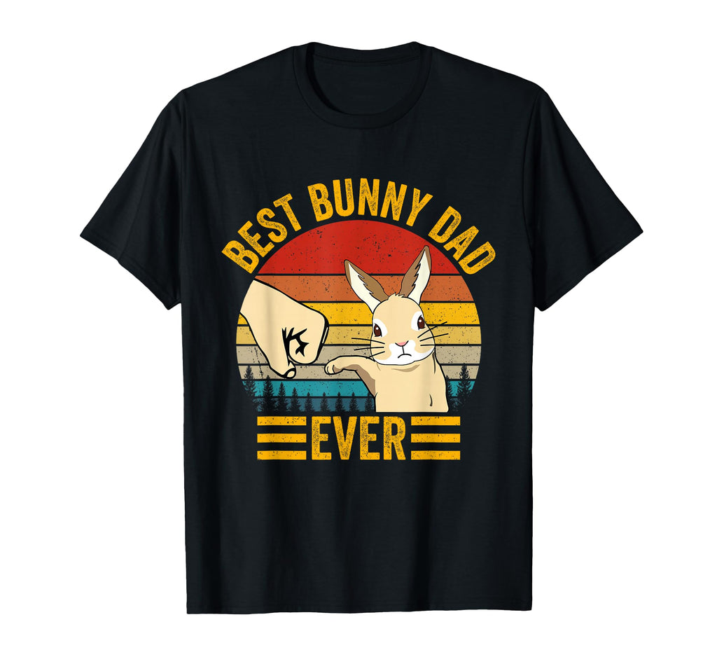 Best Bunny Dad Ever Rabbit Lover T-Shirt - Fun Novelty Design for Adults - T-Shirt, Sweatshirt, Hoodie