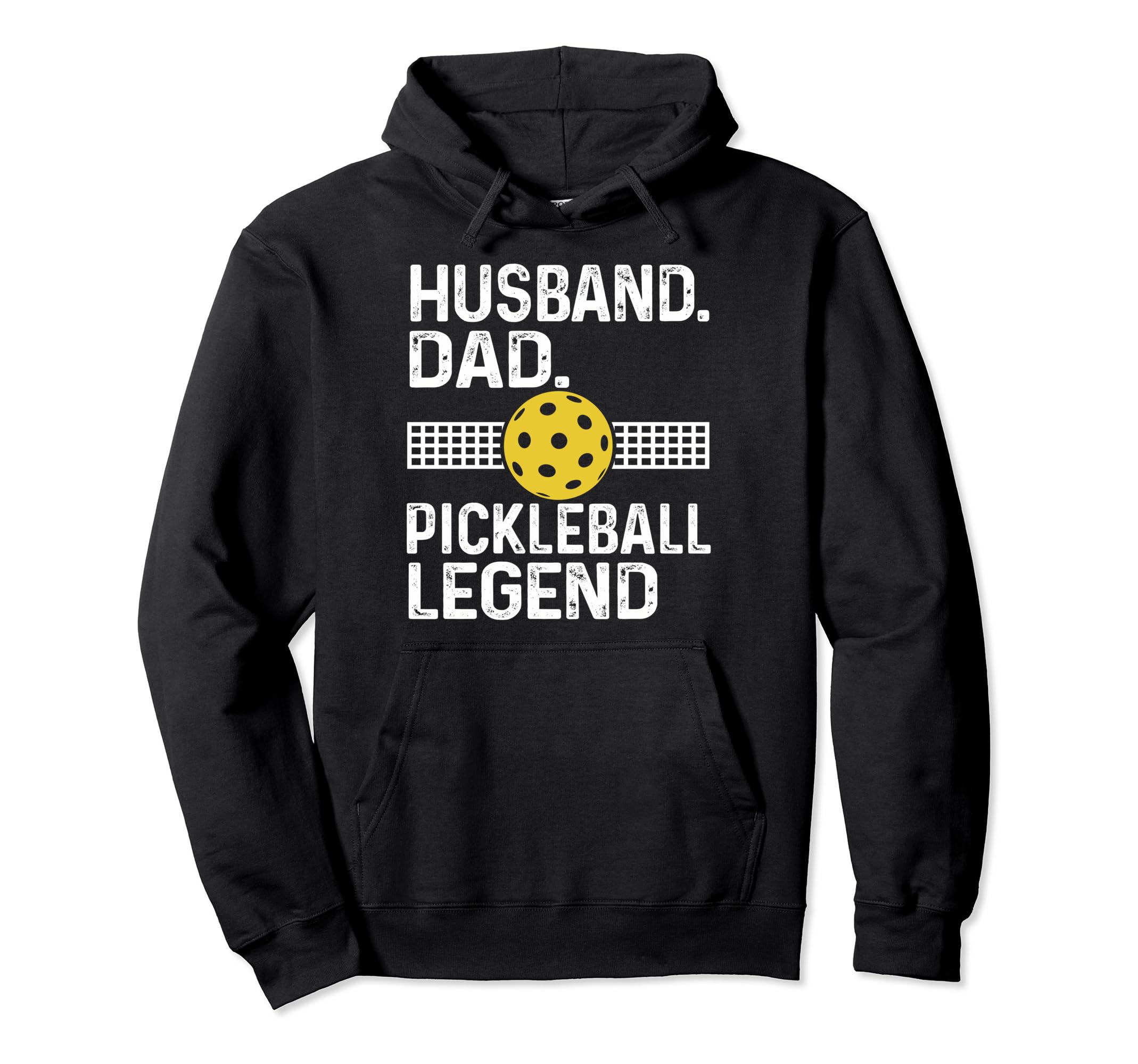 Pickleball Fun Husband Dad Legend Hoodie - Aesthetic Graphic Unisex - T-Shirt, Sweatshirt, Hoodie
