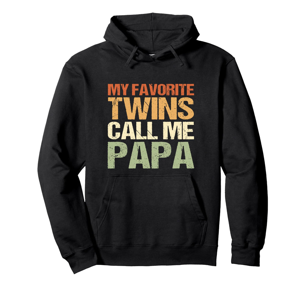 My Favorite Twins Call Me Papa Hoodie - Minimalist Print Unisex - T-Shirt, Sweatshirt, Hoodie