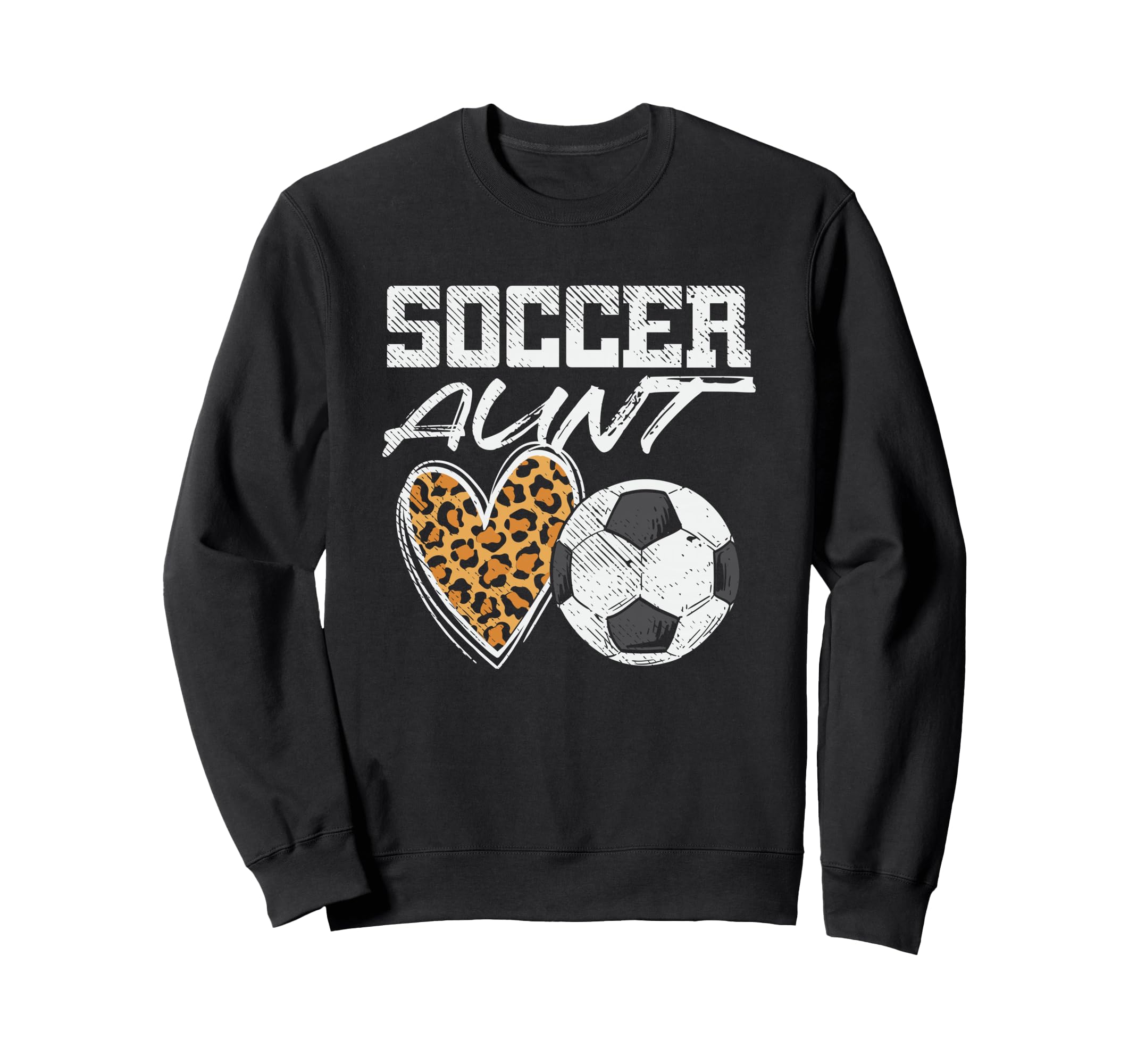 Soccer Aunt Proud Aunty Funny Sweatshirt - Casual Everyday Wear Men Women - T-Shirt, Sweatshirt, Hoodie