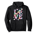 I Love Soccer Goalie Player Fan Game Day Hoodie - Unique Graphic Men Women - T-Shirt, Sweatshirt, Hoodie