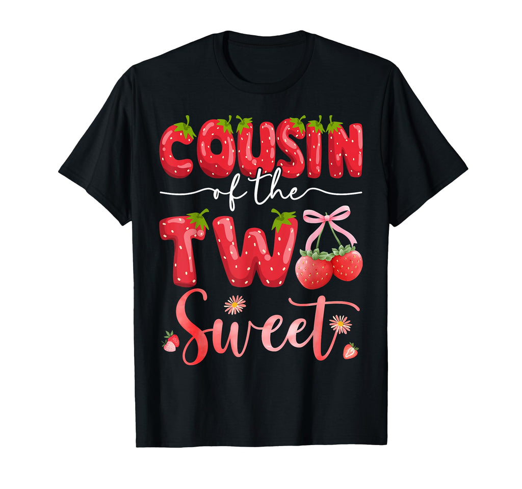 Cousin Two Sweet 2Nd Birthday T-Shirt - Trendy Graphic for Adults - T-Shirt, Sweatshirt, Hoodie