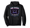 Father Level Unlocked New Dad Papa Daughter Hoodie - Trendy Graphic Unisex - T-Shirt, Sweatshirt, Hoodie
