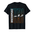 Swimming Cycling Running Tri Dad Sports T-Shirt - Minimalist Print Unisex - T-Shirt, Sweatshirt, Hoodie