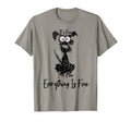 Its Fine Im Fine Everythings Fine Dog T-Shirt - Unique Graphic Men Women - T-Shirt, Sweatshirt, Hoodie
