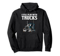 Funny Trucker Truck Driver Trucking Dads Hoodie - Graphic Print Men Women - T-Shirt, Sweatshirt, Hoodie