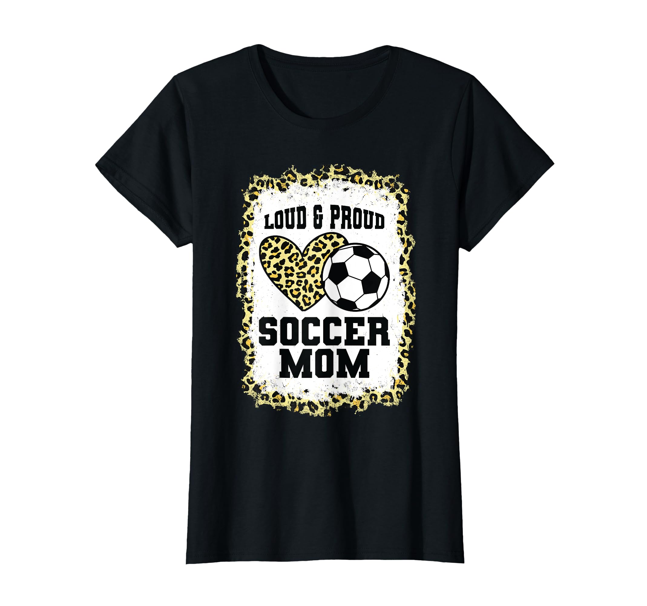 Loud Proud Soccer Mom Heart Soccer Mom T-Shirt - Novelty Apparel for Adults - T-Shirt, Sweatshirt, Hoodie
