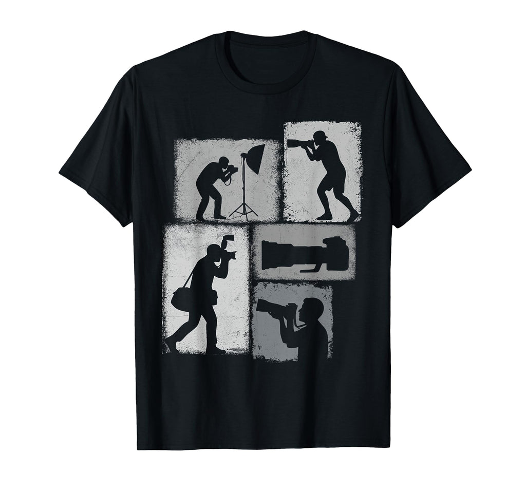Photographer Collage Photography T-Shirt - Fun Novelty Design Unisex - T-Shirt, Sweatshirt, Hoodie