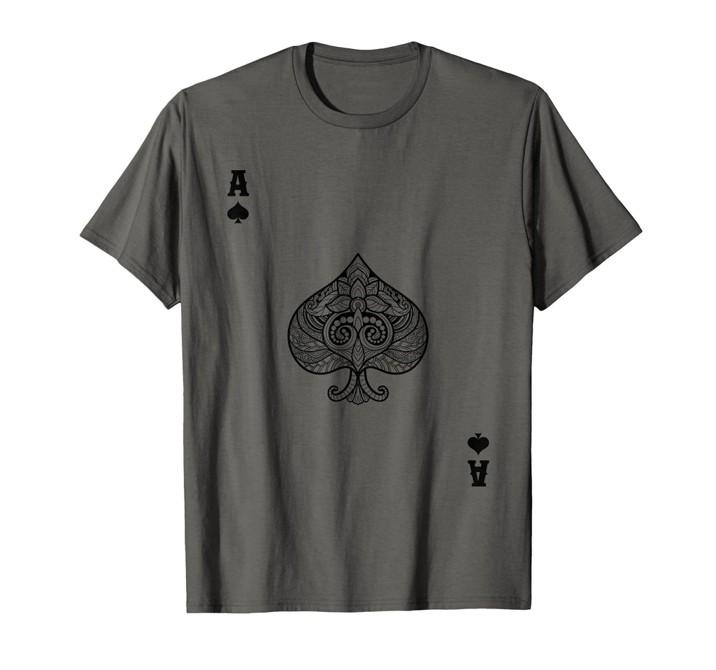 Funny Poker Ace Card Poker Sport Spades T-Shirt - Minimalist Print Unisex - T-Shirt, Sweatshirt, Hoodie