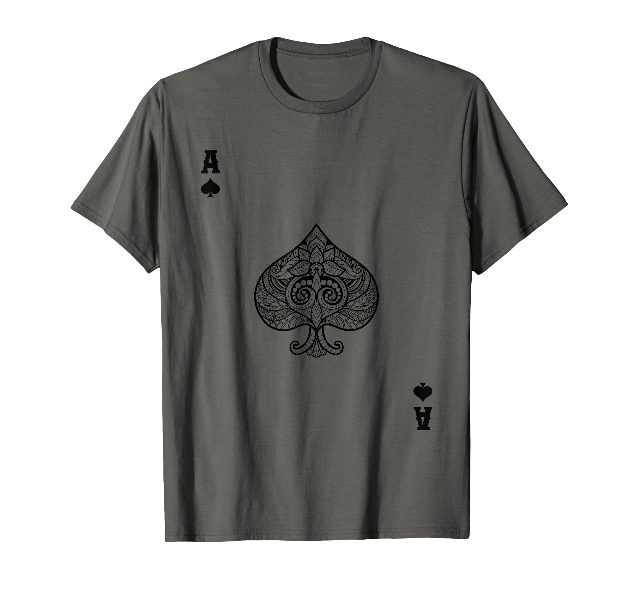 Funny Poker Ace Card Poker Sport Spades T-Shirt - Minimalist Print Unisex - T-Shirt, Sweatshirt, Hoodie