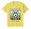 Groovy Soccer Coquette Bow Soccer All Day T-Shirt - Graphic Print Men Women - T-Shirt, Sweatshirt, Hoodie
