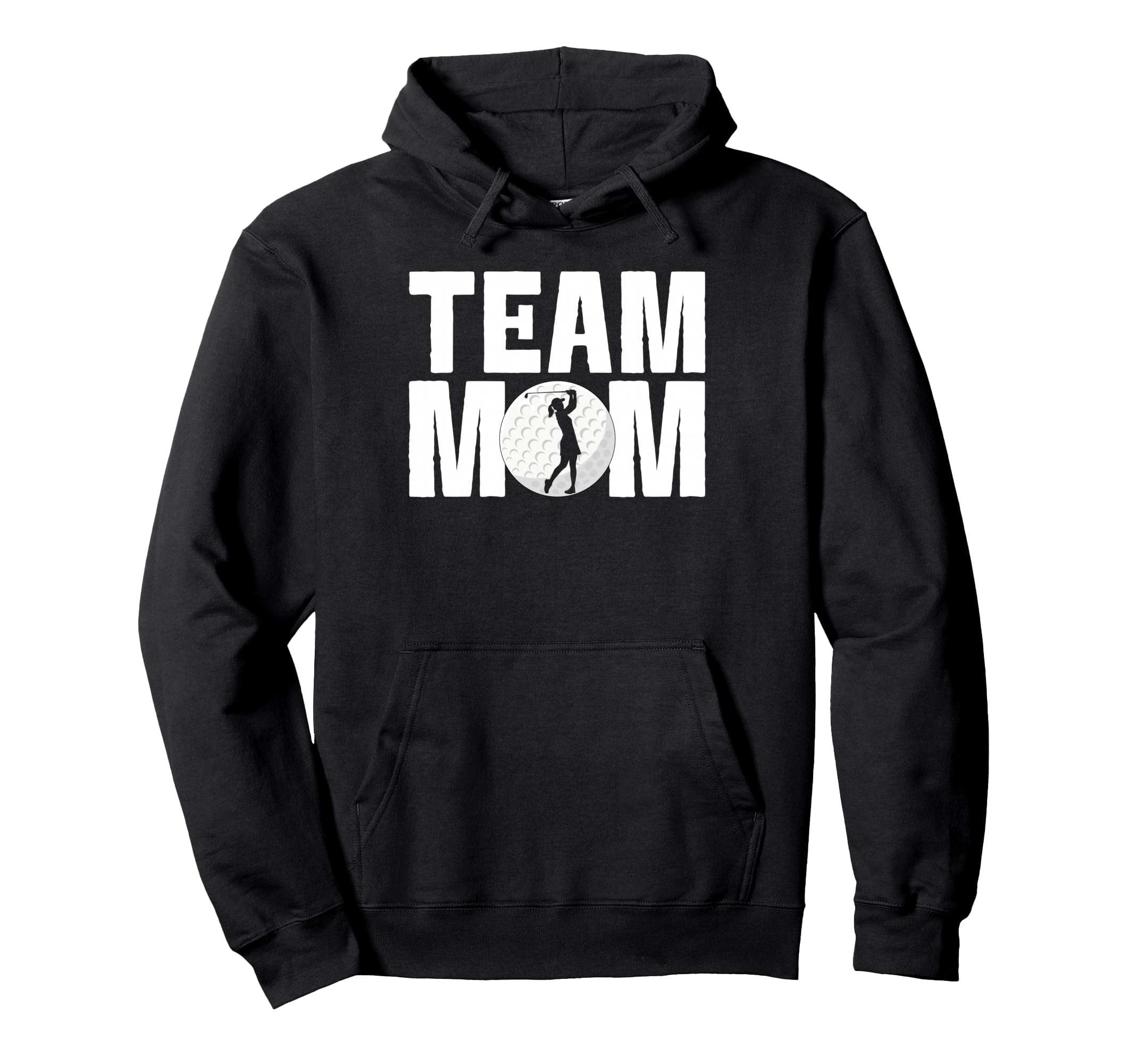 Team Mom Golf Game Day Sports Hoodie - Casual Everyday Wear for Adults - T-Shirt, Sweatshirt, Hoodie