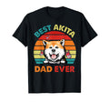 Best Akita Dad Ever Fathers Day Dog T-Shirt - Minimalist Print for Adults - T-Shirt, Sweatshirt, Hoodie
