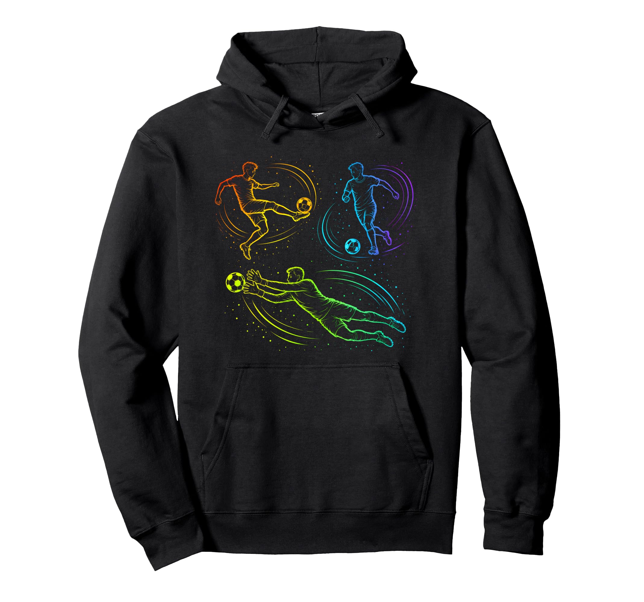Soccer Goalie Player Sports Hoodie - Aesthetic Graphic Unisex - T-Shirt, Sweatshirt, Hoodie