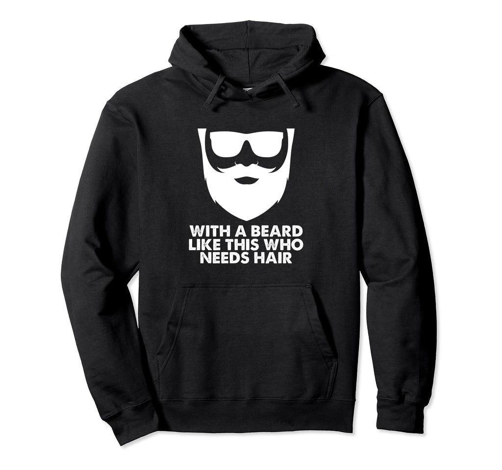 Bearded Guy Funny Beard Lover Hoodie - Casual Everyday Wear Men Women - T-Shirt, Sweatshirt, Hoodie