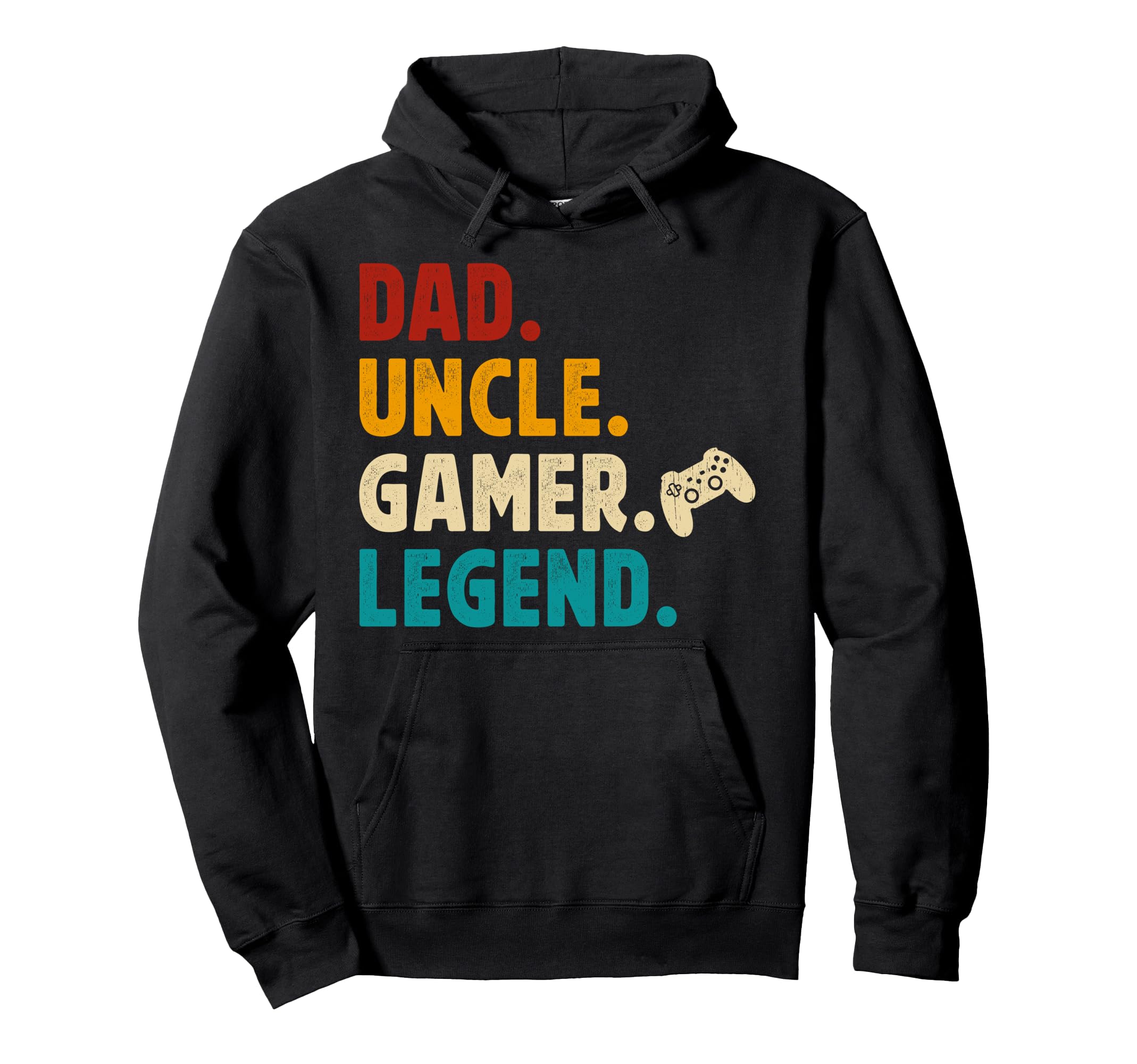 Dad Uncle Gamer Uncle Gaming Uncle Hoodie - Fun Novelty Design for Adults - T-Shirt, Sweatshirt, Hoodie