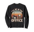 Ill Be Office Cigar Bourbon Whiskey Dad Sweatshirt - Unique Graphic Unisex - T-Shirt, Sweatshirt, Hoodie