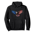 American Flag Bald Eagle 4Th July Usa Hoodie - Aesthetic Graphic Unisex - T-Shirt, Sweatshirt, Hoodie