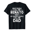Renato Gift Name Funny Fathers Day T-Shirt - Custom Art Print Men Women - T-Shirt, Sweatshirt, Hoodie
