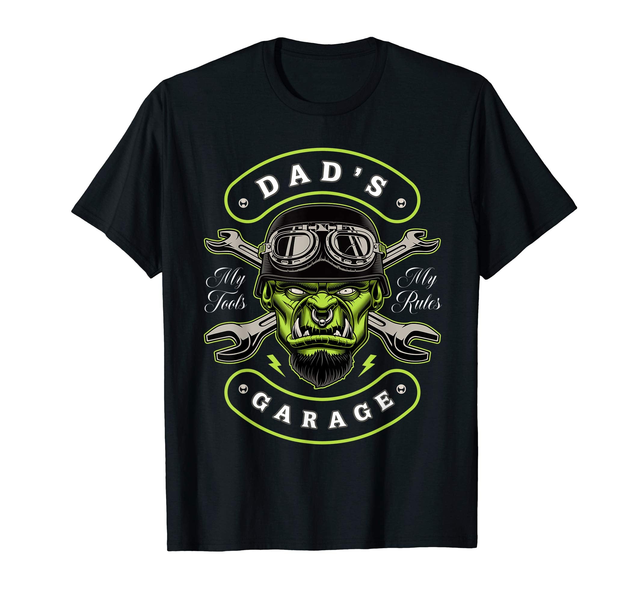 Dads Garage Personalized Mens Gift T-Shirt - Fun Novelty Design Unisex - T-Shirt, Sweatshirt, Hoodie