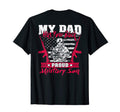 My Dad Has Your Back Proud Military Son T-Shirt - Unique Graphic Men Women - T-Shirt, Sweatshirt, Hoodie