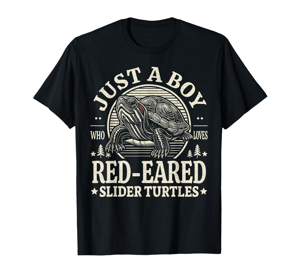 Just Who Loves Red Eared Slider T-Shirt - Fun Novelty Design Unisex - T-Shirt, Sweatshirt, Hoodie