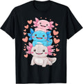Axolotl Kawaii Anime Cute Axolotls - Adult & Kids T-Shirts, Sweatshirts & Hoodies apparel design preview 1