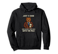 Just Dad Who Came Back Milk Bear Papa Hoodie - Streetwear Style for Adults - T-Shirt, Sweatshirt, Hoodie
