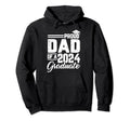 Proud Dad 2024 Graduate Graduation Hoodie - Streetwear Style Unisex - T-Shirt, Sweatshirt, Hoodie