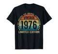 50 Year Old Gifts 1976 50Th Birthday T-Shirt - Aesthetic Graphic for Adults - T-Shirt, Sweatshirt, Hoodie