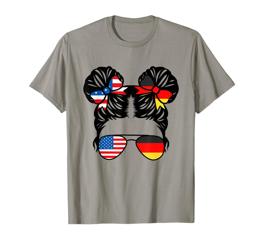 Half American Half German Usa Germany T-Shirt - Novelty Apparel for Adults - T-Shirt, Sweatshirt, Hoodie