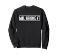 Dad And Son Matching Partner Sweatshirt - Minimalist Print Men Women - T-Shirt, Sweatshirt, Hoodie
