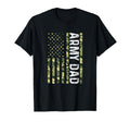 Proud Army Dad United States Usa Flag T-Shirt - Fun Novelty Design Unisex - T-Shirt, Sweatshirt, Hoodie