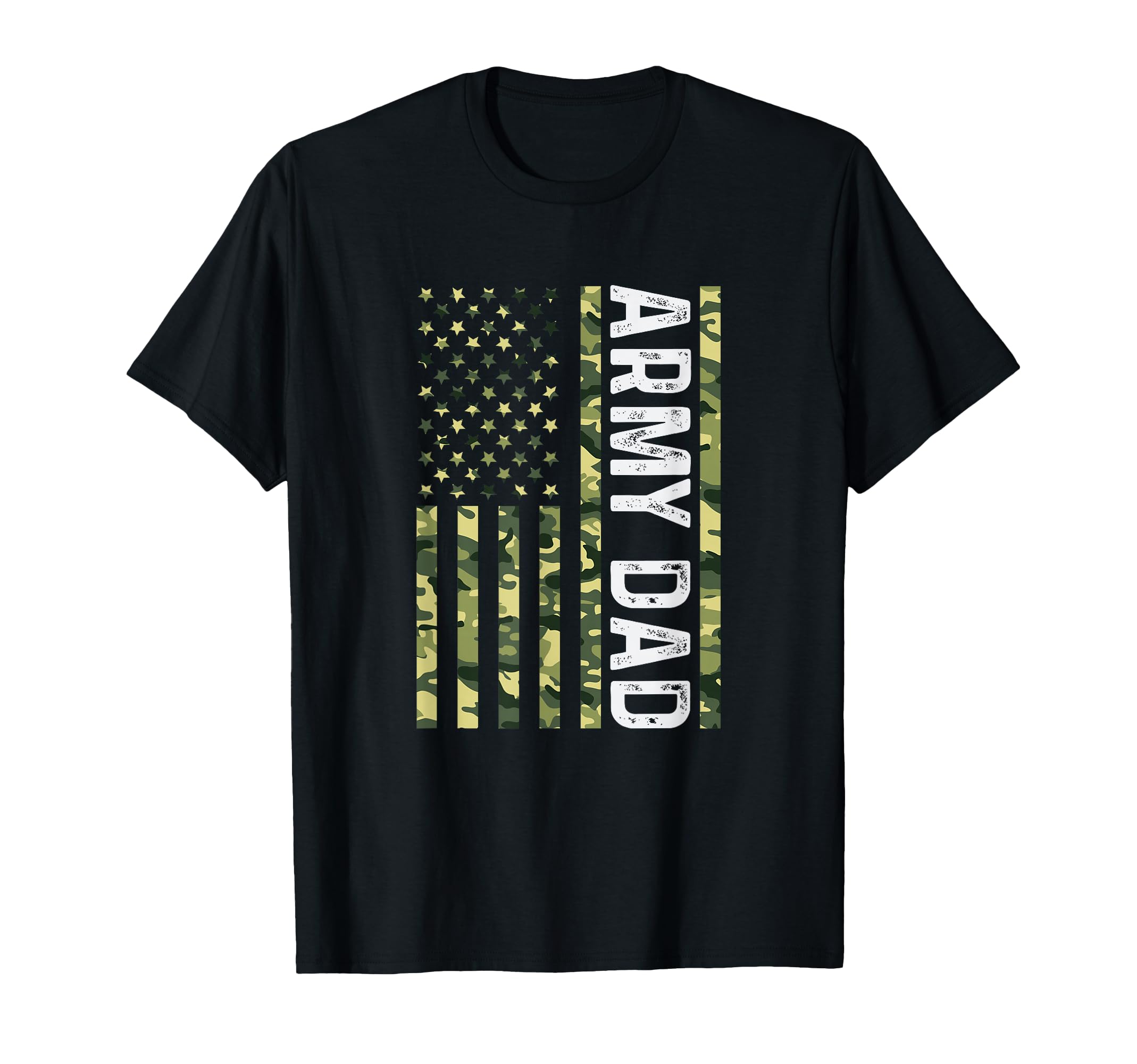 Proud Army Dad United States Usa Flag T-Shirt - Fun Novelty Design Unisex - T-Shirt, Sweatshirt, Hoodie