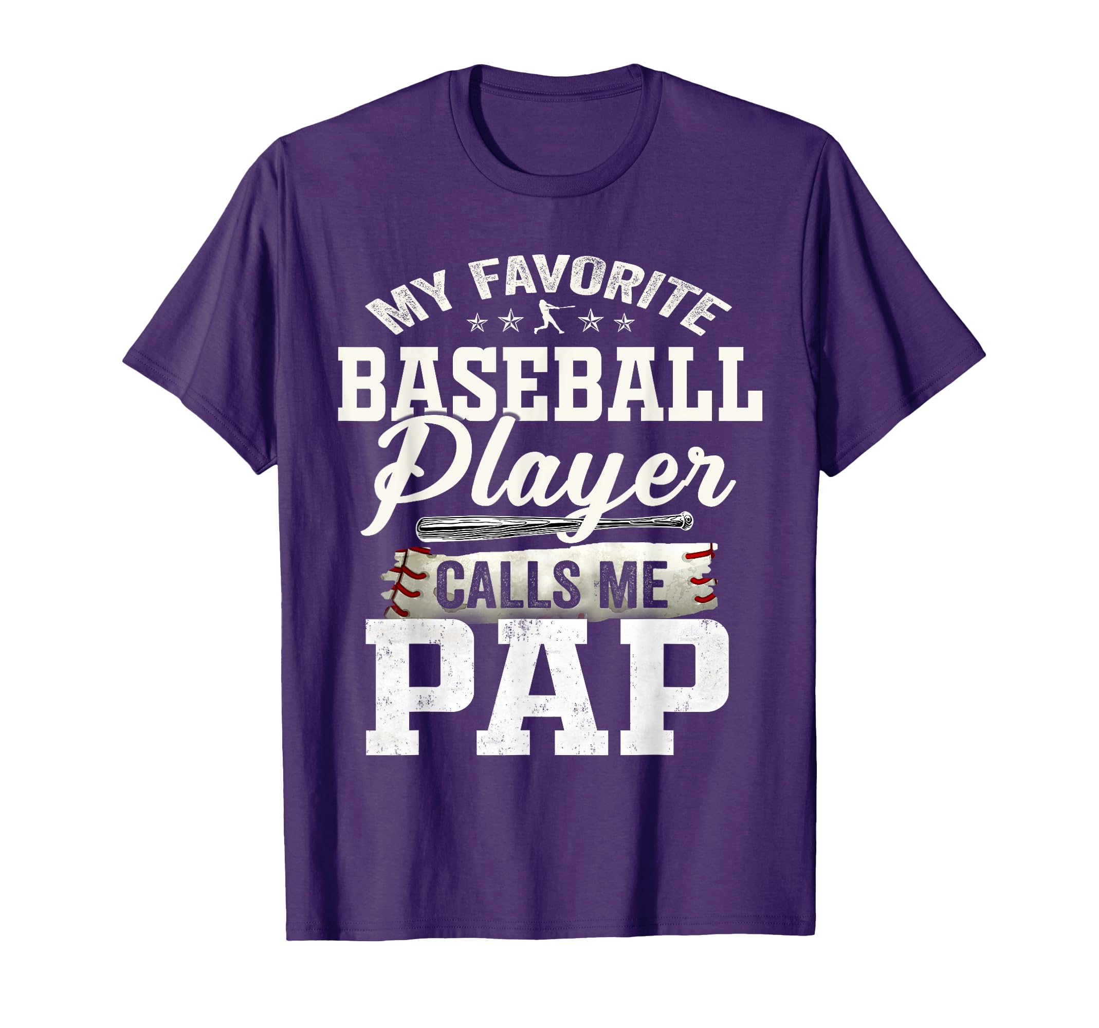 My Favorite Baseball Player Calls Me Pap T-Shirt - Minimalist Print Unisex - T-Shirt, Sweatshirt, Hoodie