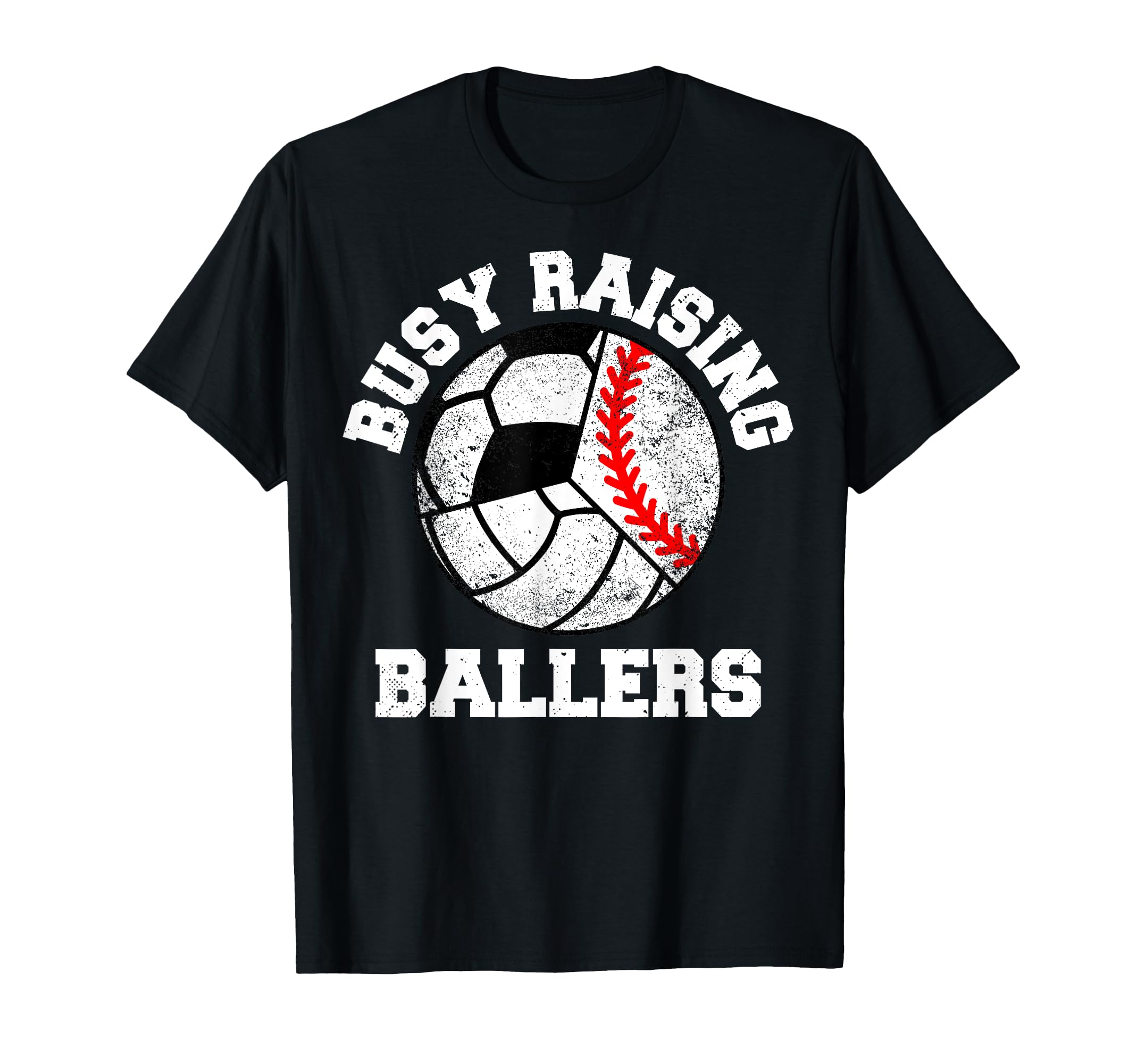 Busy Raising Ballers Funny Baseball T-Shirt - Streetwear Style for Adults - T-Shirt, Sweatshirt, Hoodie