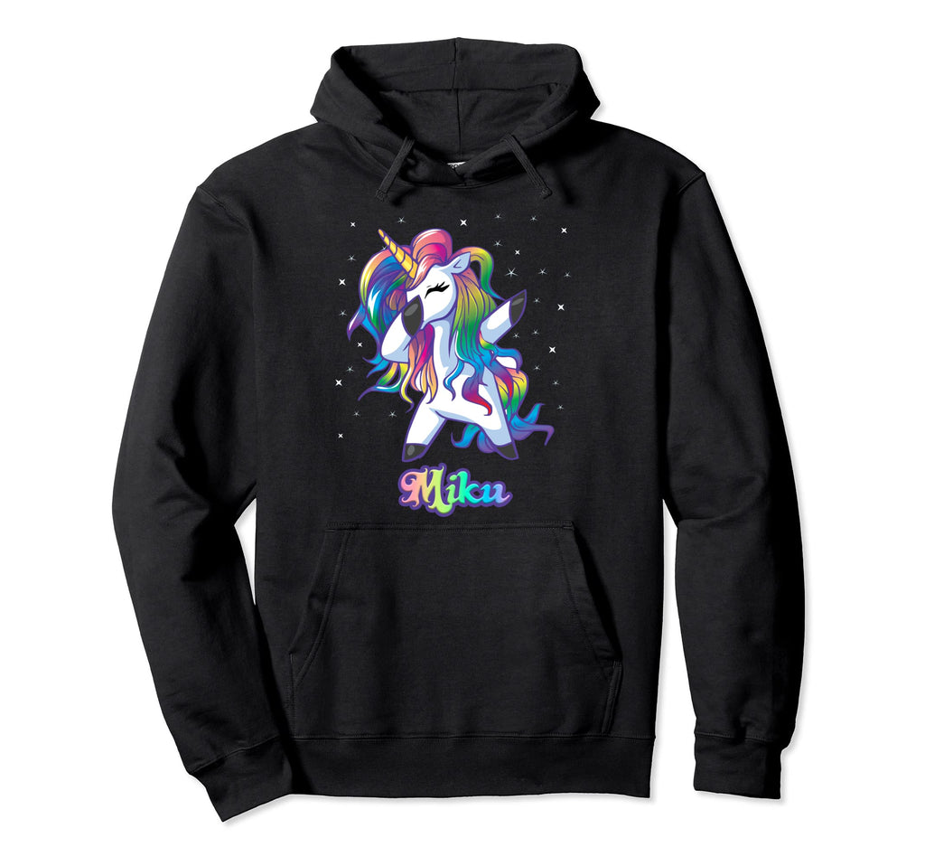 Miku Unicorn Gifts Birthday Gifts Hoodie - Trendy Graphic Men Women - T-Shirt, Sweatshirt, Hoodie